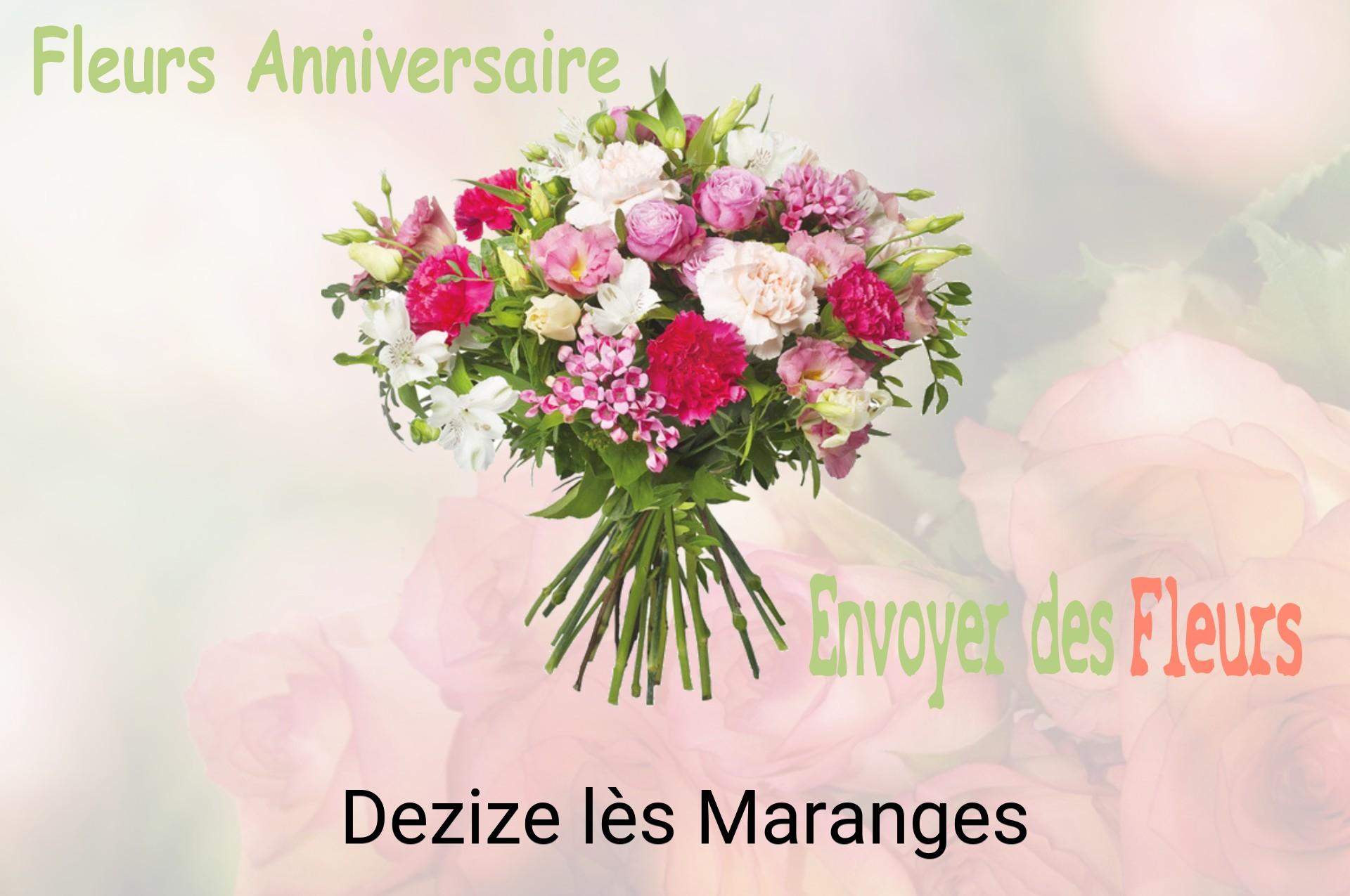Bouquet de fleurs d’anniversaire livré à Dezize-lès-Maranges