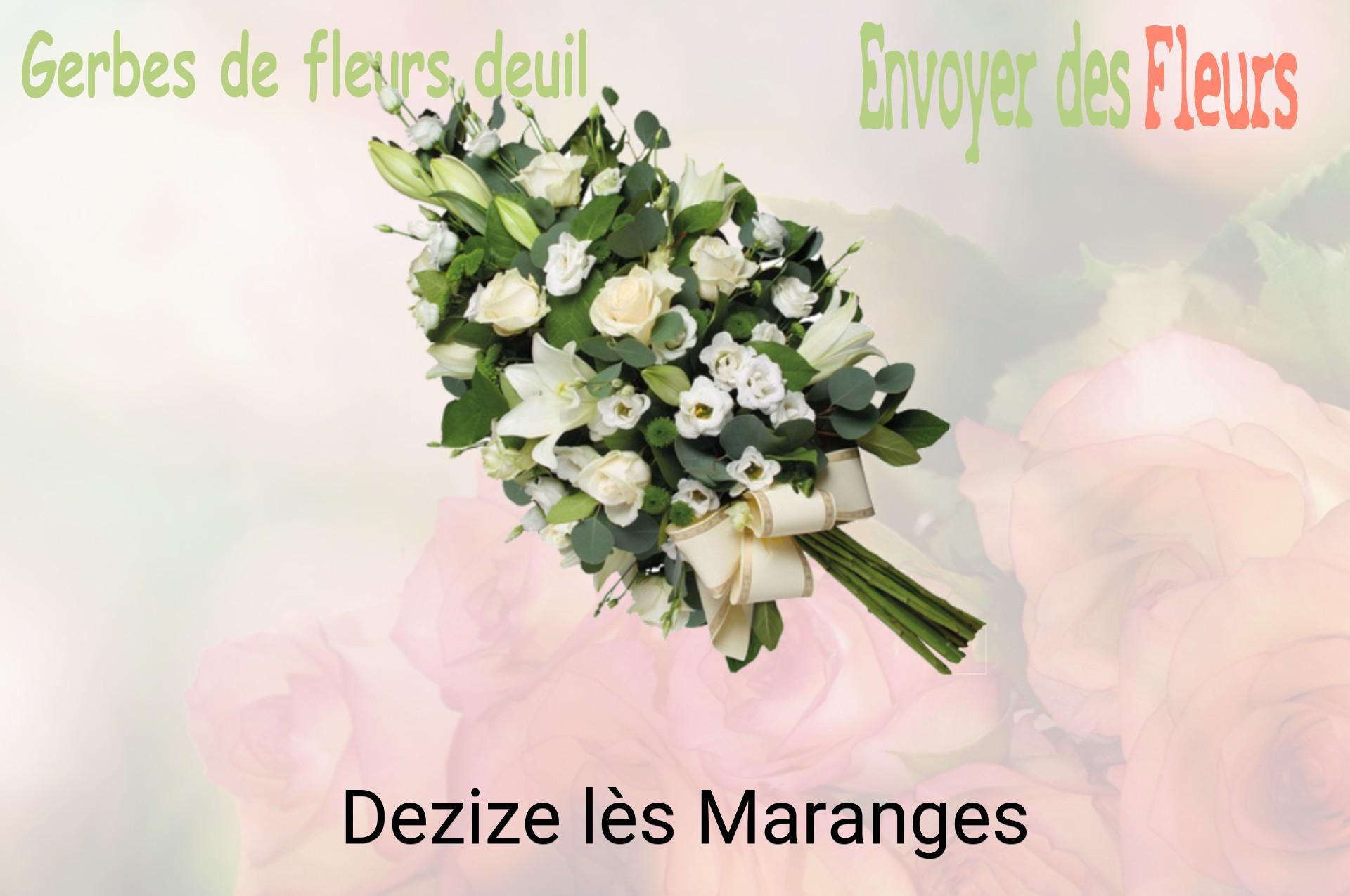 Gerbe de fleurs de deuil livrée à Dezize-lès-Maranges